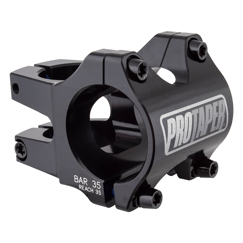 ProTaper Trail Stem - 35mm 35mm Clamp +/-0 1 1/8" Aluminum Stealth Black