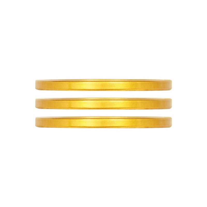 Industry Nine iRiX Headset Spacer 1-1/8'' Height: 2.5mm Aluminum Gold 3pcs