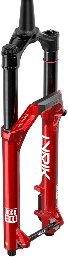 RockShox Lyrik Ultimate Charger 3.2 RC2 Suspension Fork - 29" 160mm 15x110mm 44mm Offset Linear XL Air Spring Electric Red E1