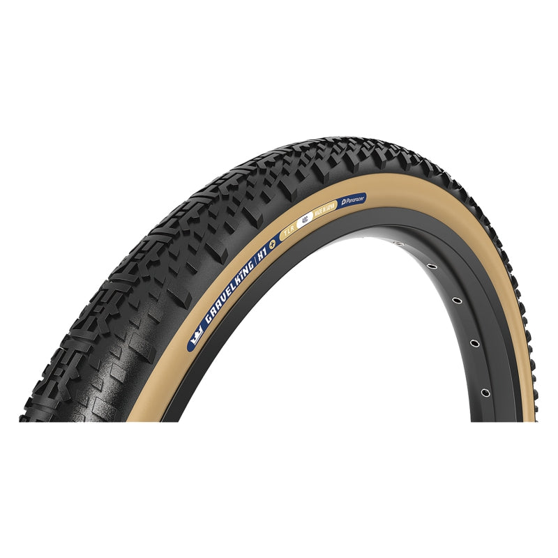 Panaracer GravelKing X1 Plus Tire - 700 x 50 Tubeless Folding Black/Brown