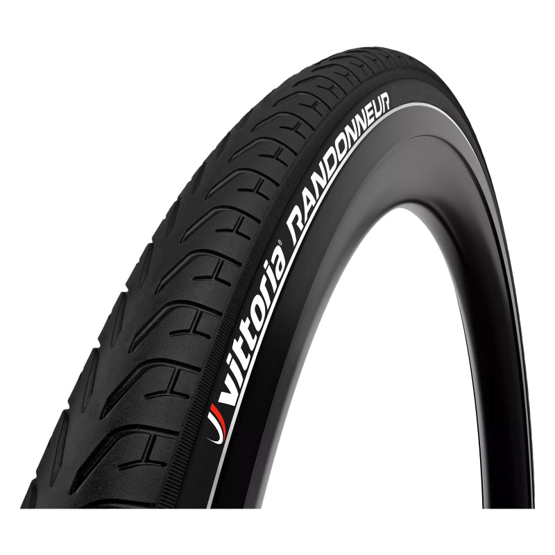 Vittoria Randonneur Reflect Tire - 700 x 45 Clincher Wire Black