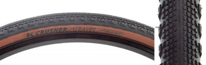 Kenda Crusher Tire - 700 x 50 Tubeless Folding Black/Coffee Race Pace