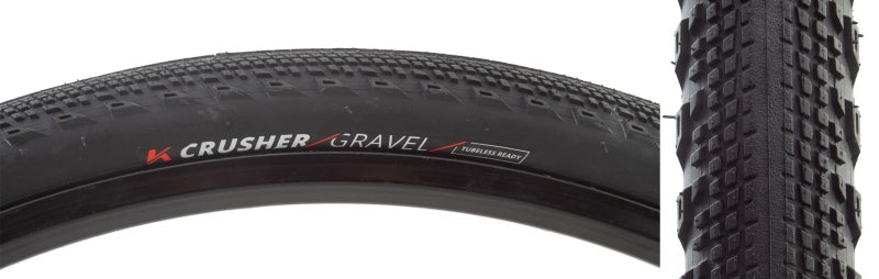 Kenda Crusher Tire - 700 x 50 Tubeless Folding Black Adventure Tough