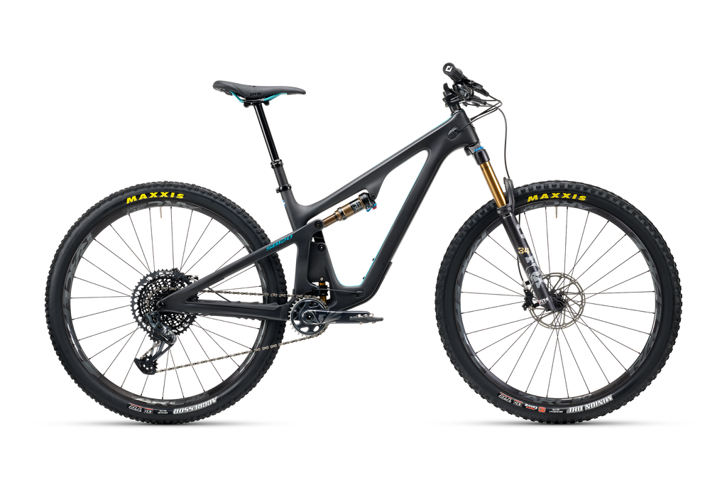 2023 Yeti SB120 Turq Series 29" Complete Mountain Bike - T2 Build, Large, Raw Carbon