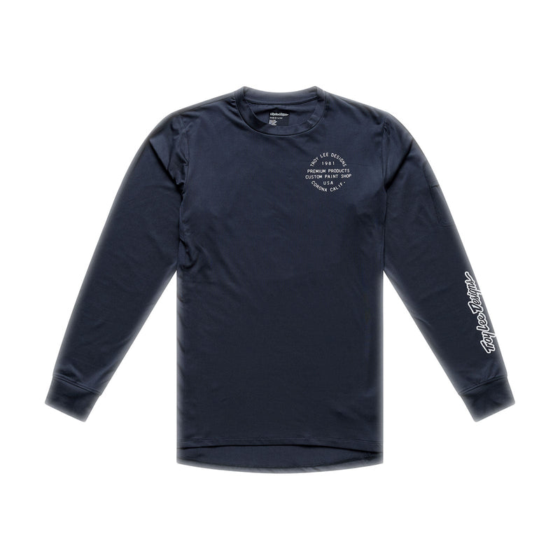 Ruckus Ride LS Tee Pressed Carbon - CARBON / SM