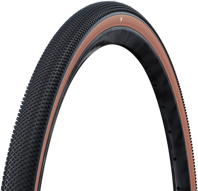 Schwalbe G-One Allround Tire - 700 x 35 Tubeless Folding BLK Performance RaceGuard Addix Green E-25