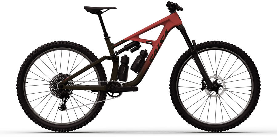 Salsa BLKthorn 125 C Eagle 90 Transmission Bike - 29" Carbon Dark Umber/Canyon Red Large
