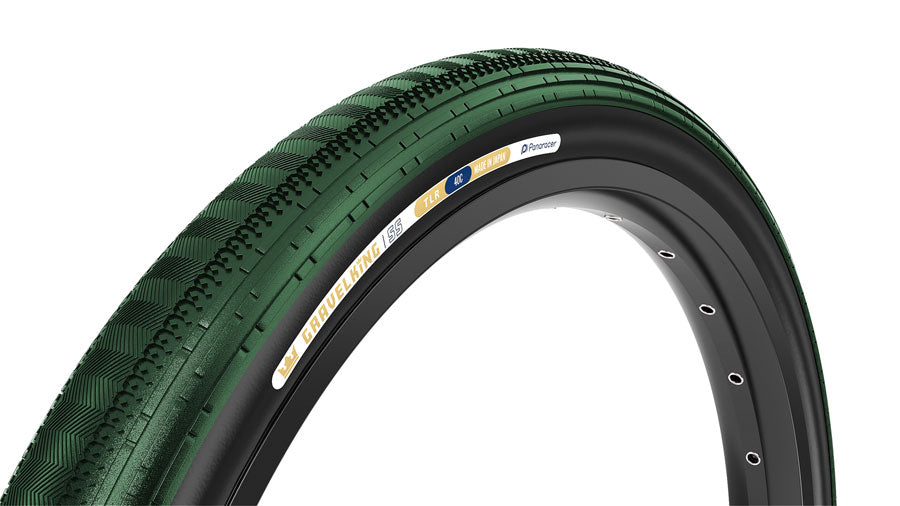 Panaracer GravelKing SS Tire - 700 x 40 Tubeless Folding British Racing Green/BLK
