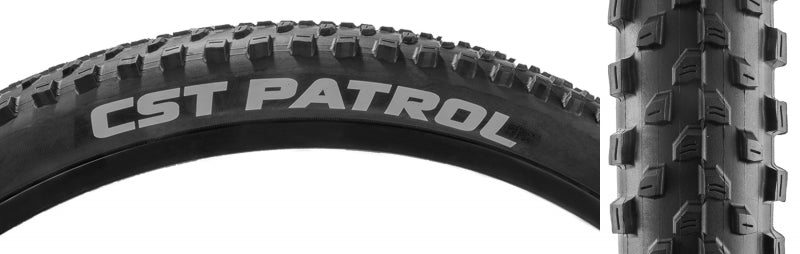 CST Patrol Tire - 26 x 2.1 Clincher Wire Black 27tpi
