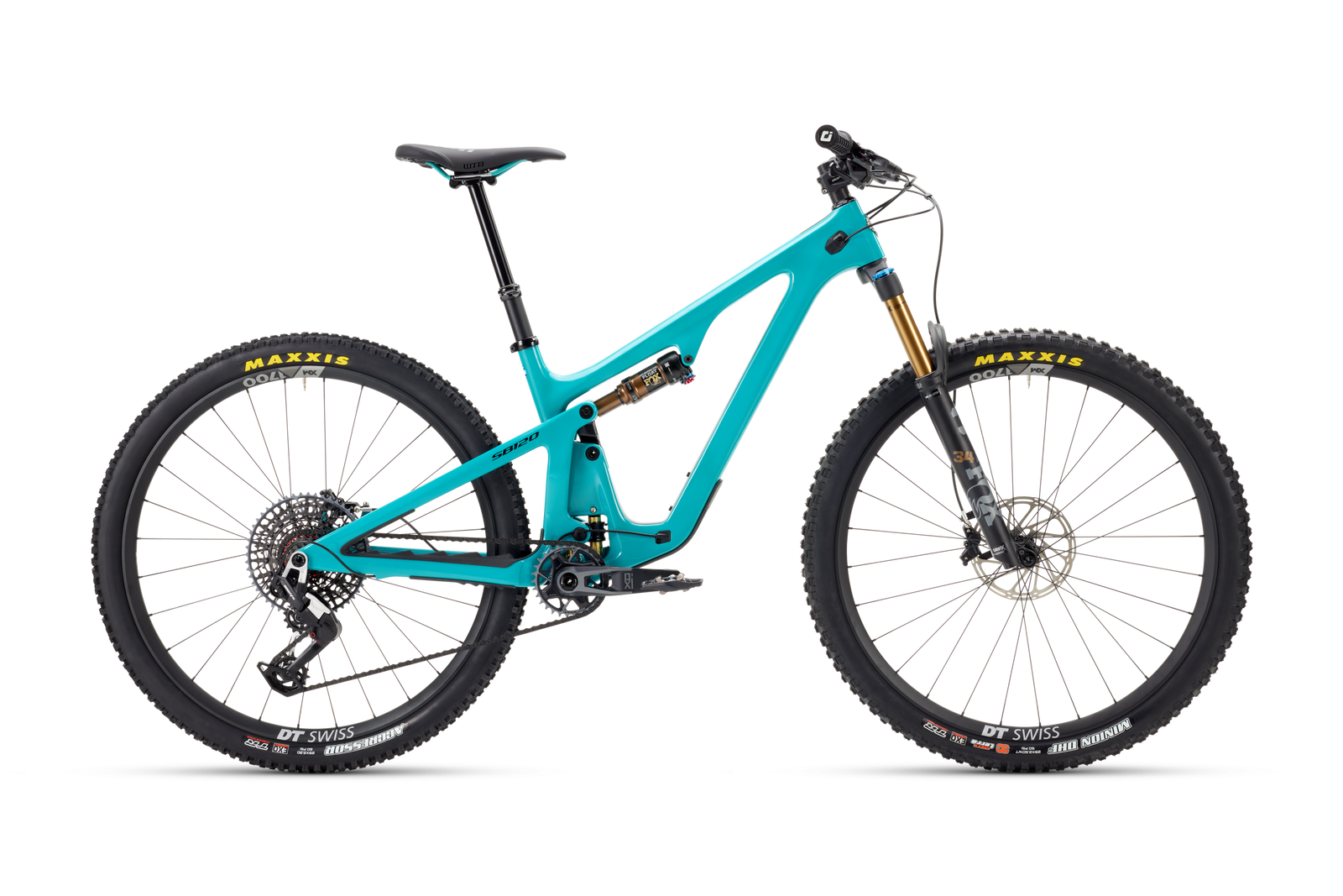 2026 Yeti SB120 Turq Series 29" Complete Mountain Bike - T2 X0/E90 Transmission Build