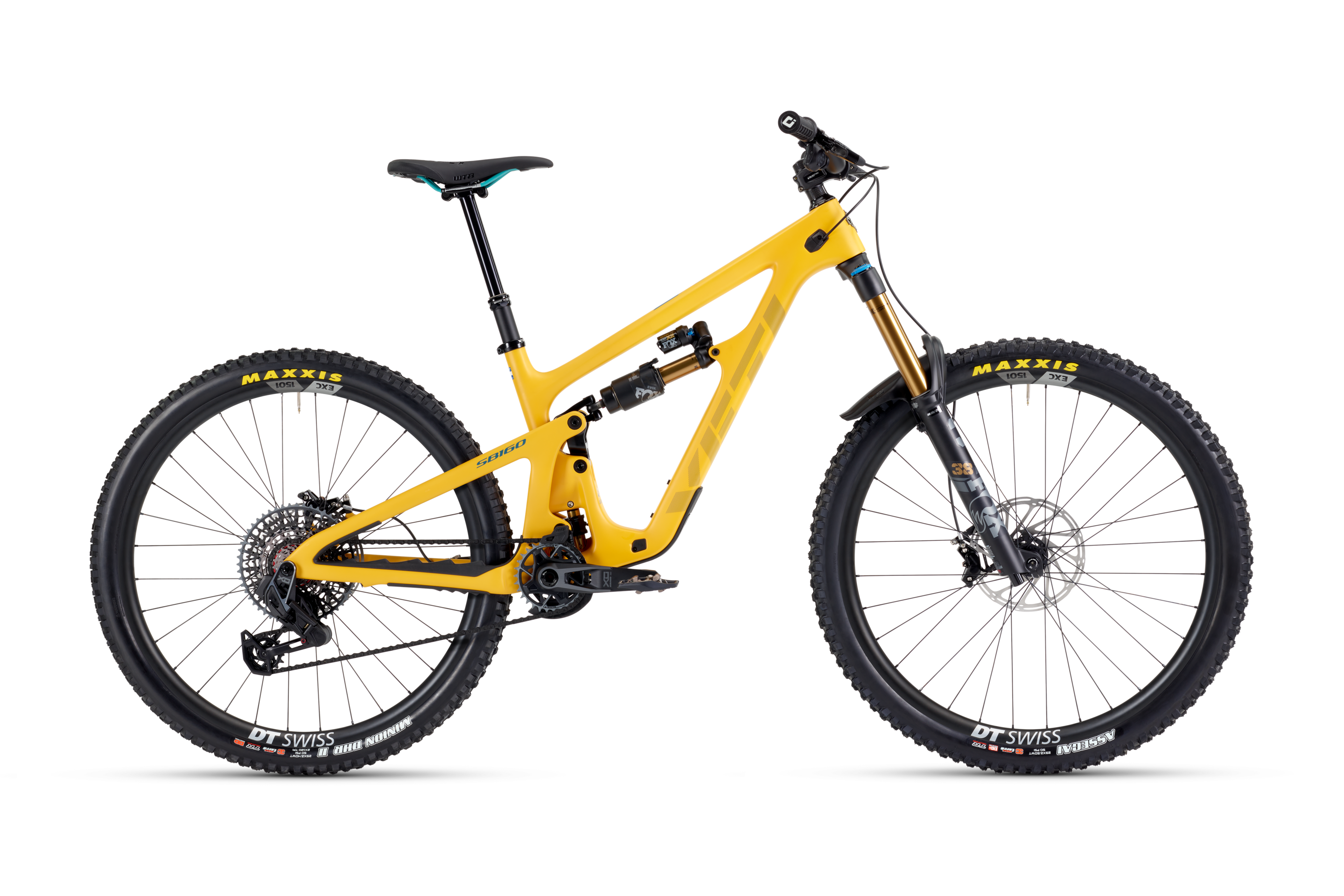 2025 Yeti SB160 Turq Series 29" Complete Mountain Bike - T3 X0 Transmission, Mustard