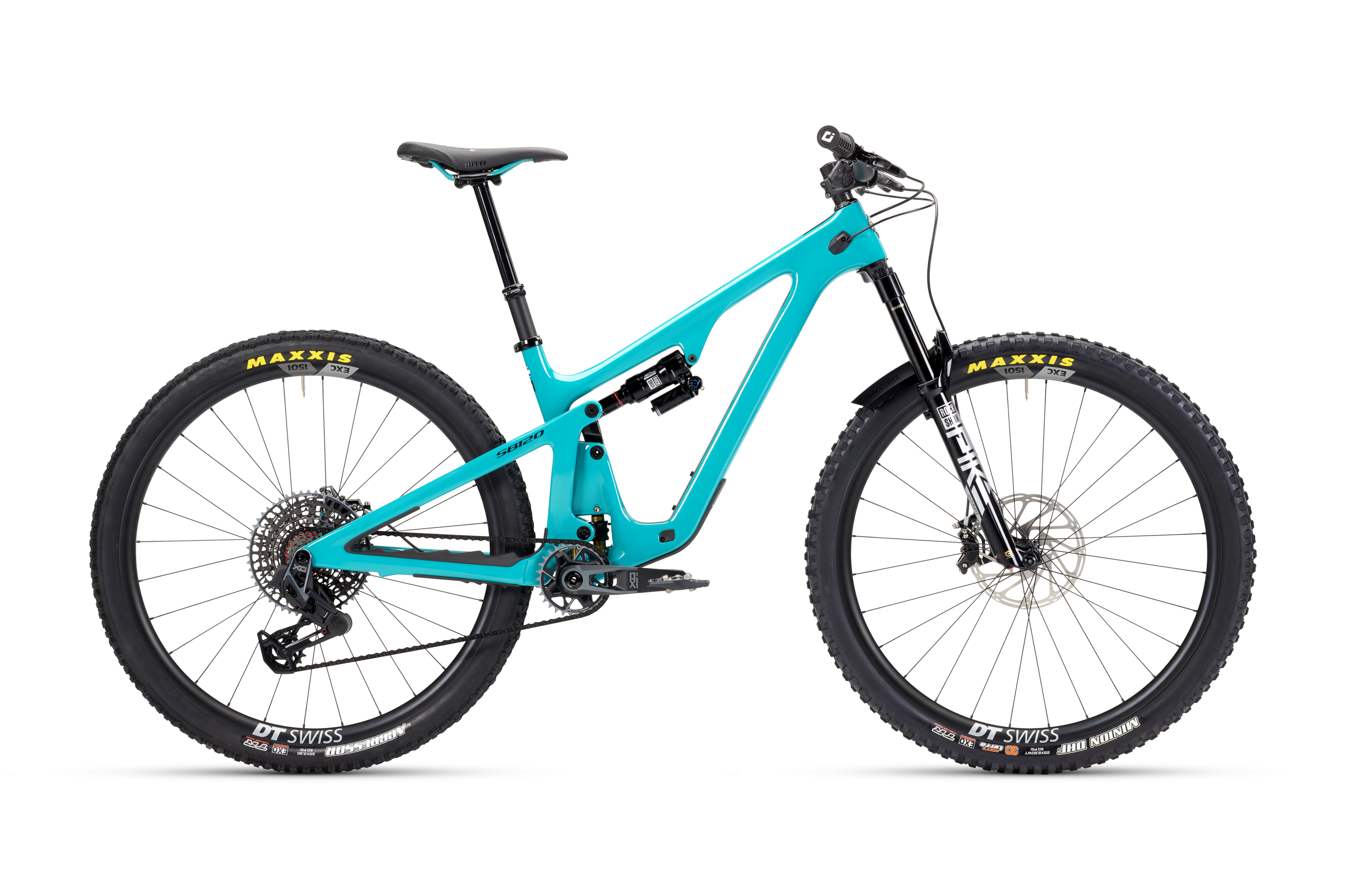 2025 Yeti SB120 Turq Series 29" Complete Mountain Bike - LR T3 X0 Build w/ Carbon Wheels