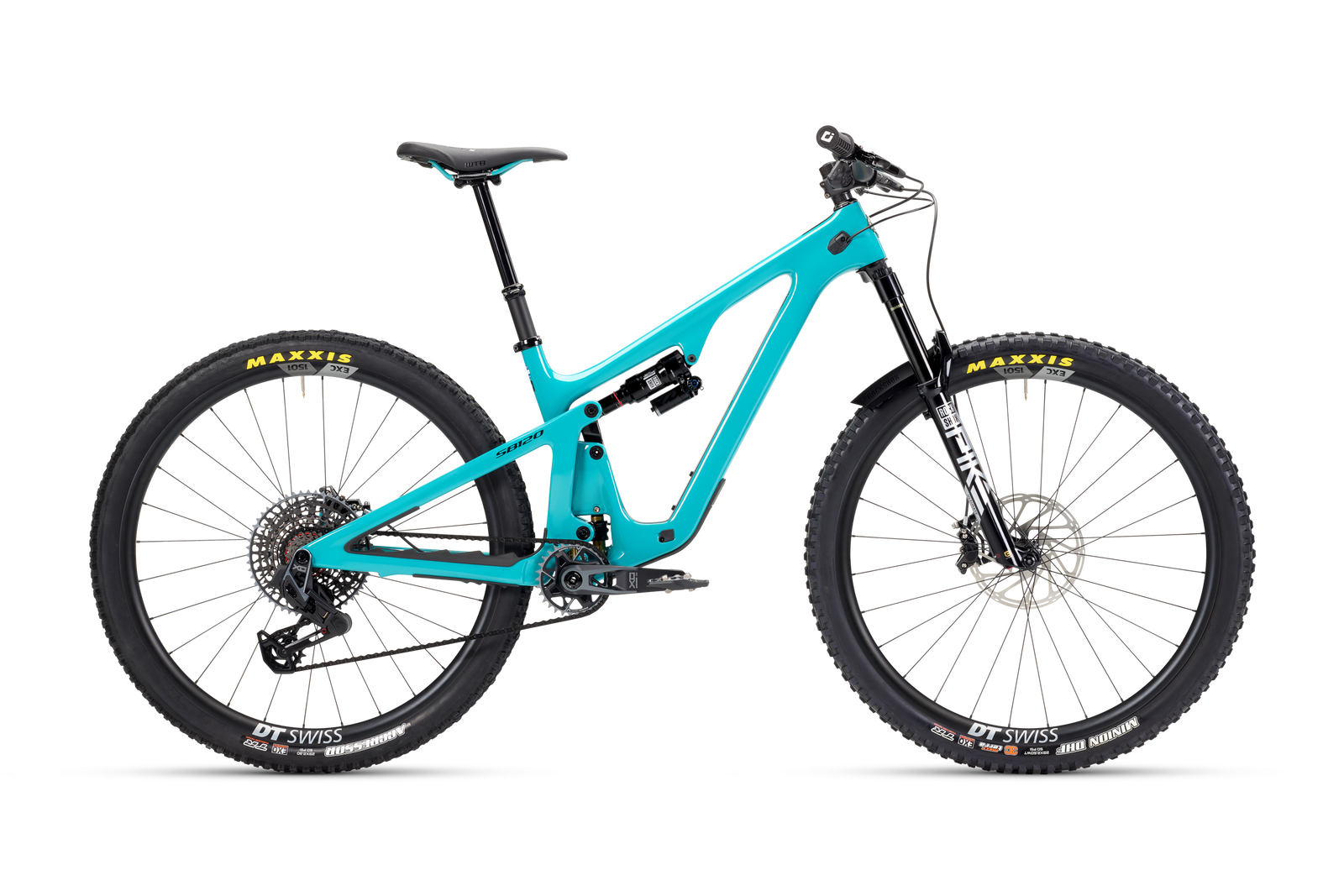 2025 Yeti SB120 Turq Series 29" Complete Mountain Bike - LR T3 X0 Build w/ Carbon Wheels