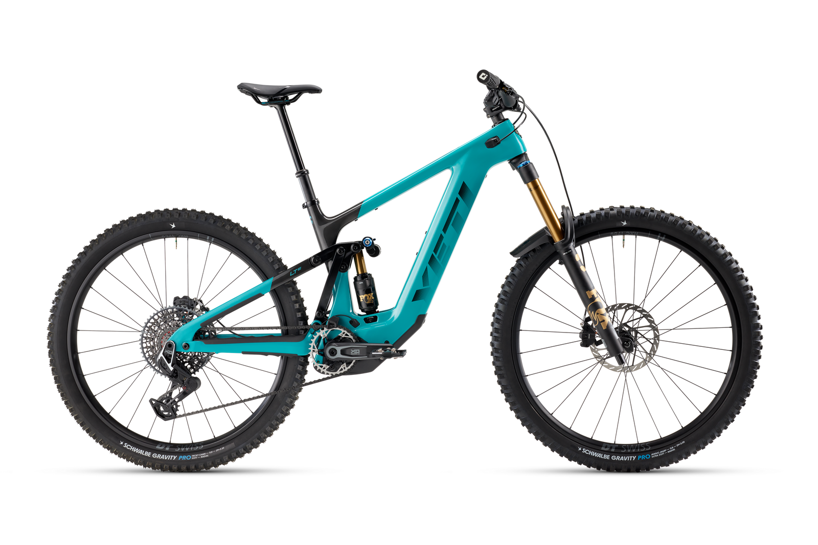 2027 Yeti LTe Complete Turq Series 29" E-Bike - T3 X0 Build