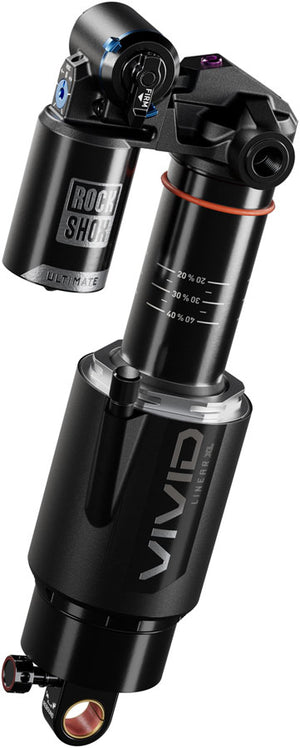 RockShox Vivid Ultimate RC2T Rear Shock - 205 x 65 mm Linear XL Air 2 Tokens Reb 55 / Comp 34 L/O 45 Standard Trunnion D1