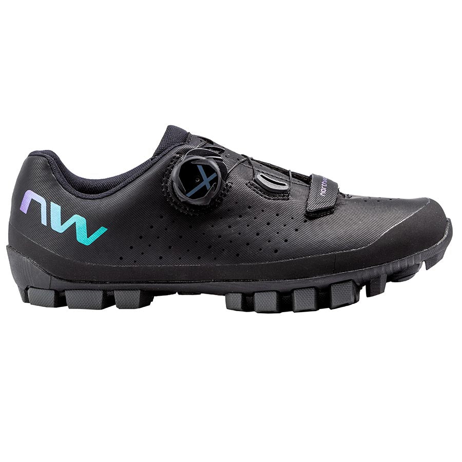 Northwave Hammer Plus Women MTB Shoes Black/Iridescent 41