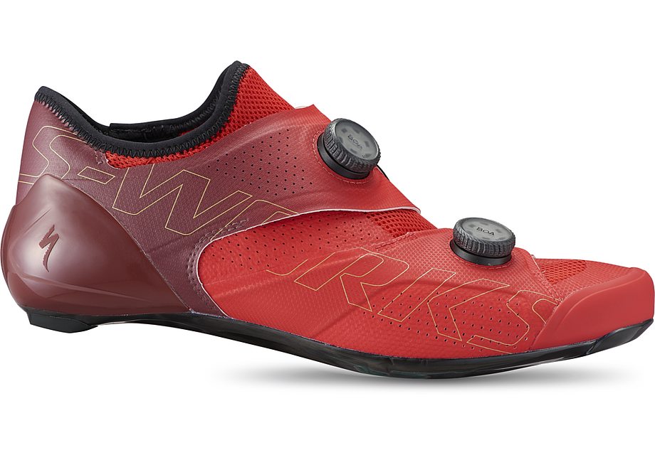 2023 Specialized Sw Ares Rd Shoe Flored/Mrn 40 Flo Red/Maroon Shoe