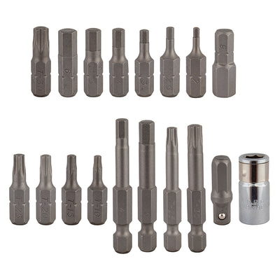 Pedros Hex Bit Set II Hex Wrenches 18 Pieces