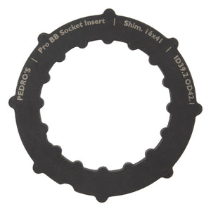 Pedros Pro BB Socket System Insert BB Adapter Tool Black 16-Notch 41mm 6460762 Shimano