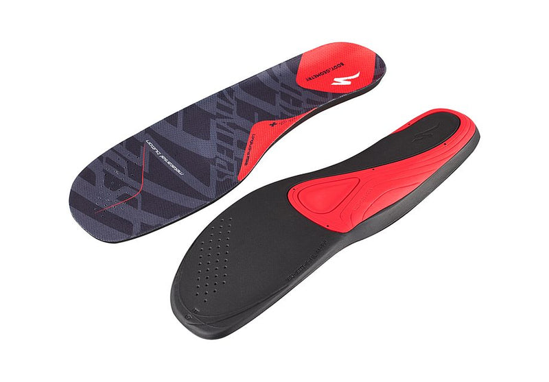 2025 Specialized Bg Sl Footbed Gen 2 Bg Fitting - Red + (Low Arch Support), 44-45
