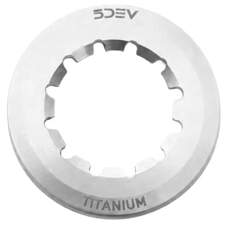 5Dev Ti Center Lock Nut Internal Raw