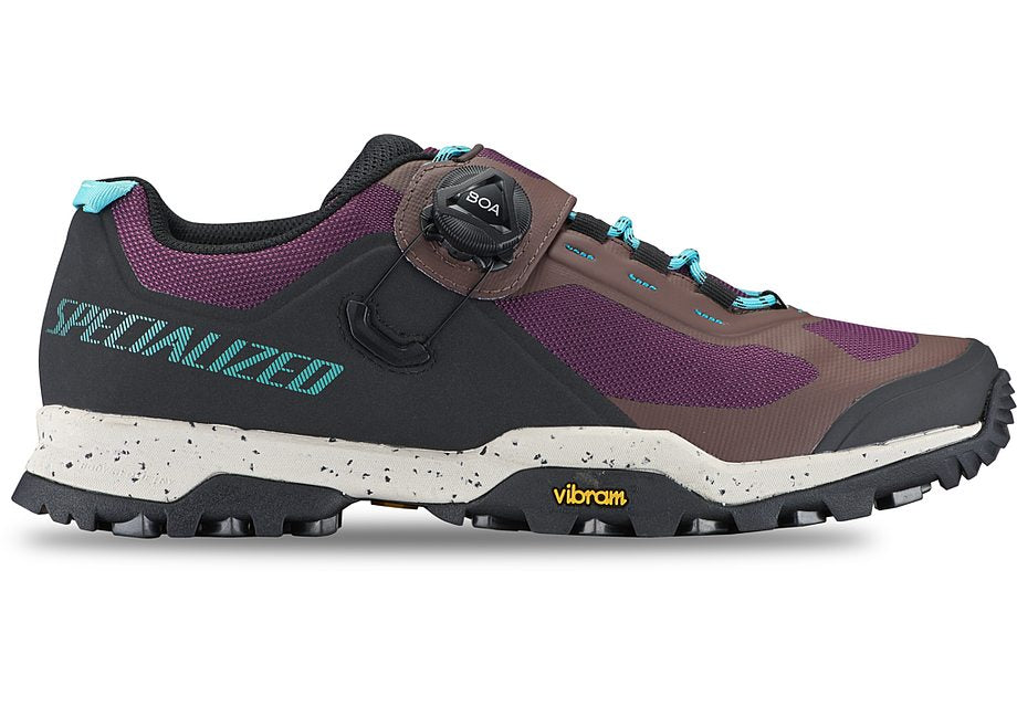 2022 Specialized Rime 2.0 Shoe - 40, Cast Umber/Clay/Tropical Teal
