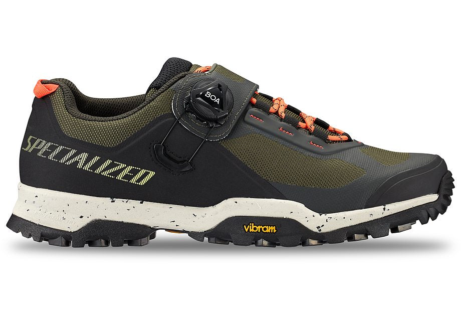 Specialized rime 2.0 shoe dark moss green/limestone/cactus bloom 43