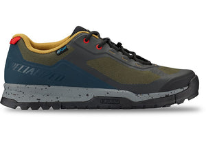 Specialized rime flat shoe dark moss/deep lake/harvest gold 40.5