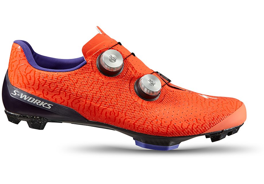 Specialized S-Works recon shoe cactus bloom/blaze/deep lake 39