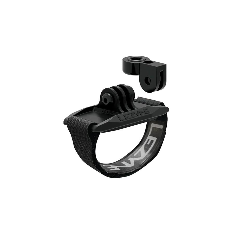 Lezyne Light/GoPro Helmet Mount - Includes GoPro adaptor Black