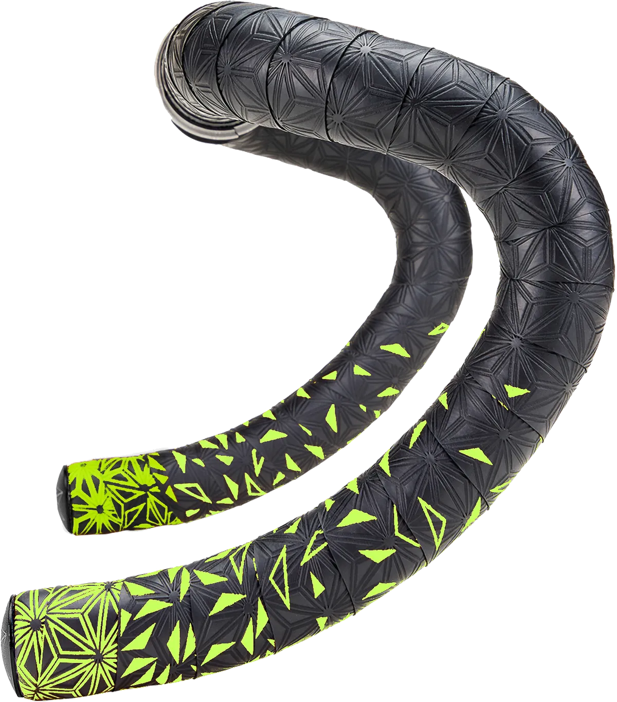 Supacaz Super Sticky Kush Star Fade Tape - Neon Yellow/Ano Black / One Size