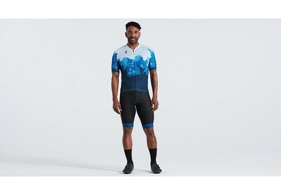 Specialized In Layers Sl Jersey Ss Men Blue/White Xxl