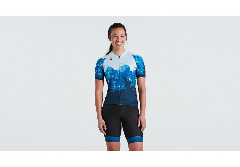 Specialized In Layers Sl Jersey Ss Wmn Blue/White M