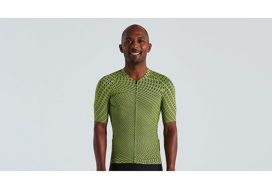 Specialized Sl Bicycledelics Jersey Ss Men Hyper Green/Black Xl
