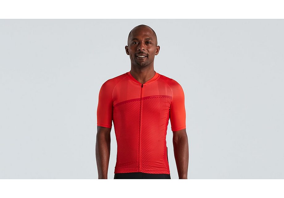 Specialized Sl Stripe Jersey Ss Men Rocket Red S