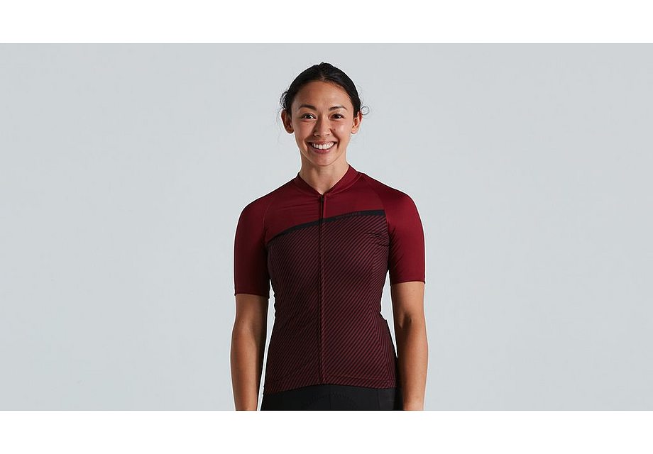 Specialized Sl Stripe Jersey Ss Wmn Crimson Xl