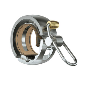 Knog Oi Luxe Bell Small Fits 22.2mm bars Silver