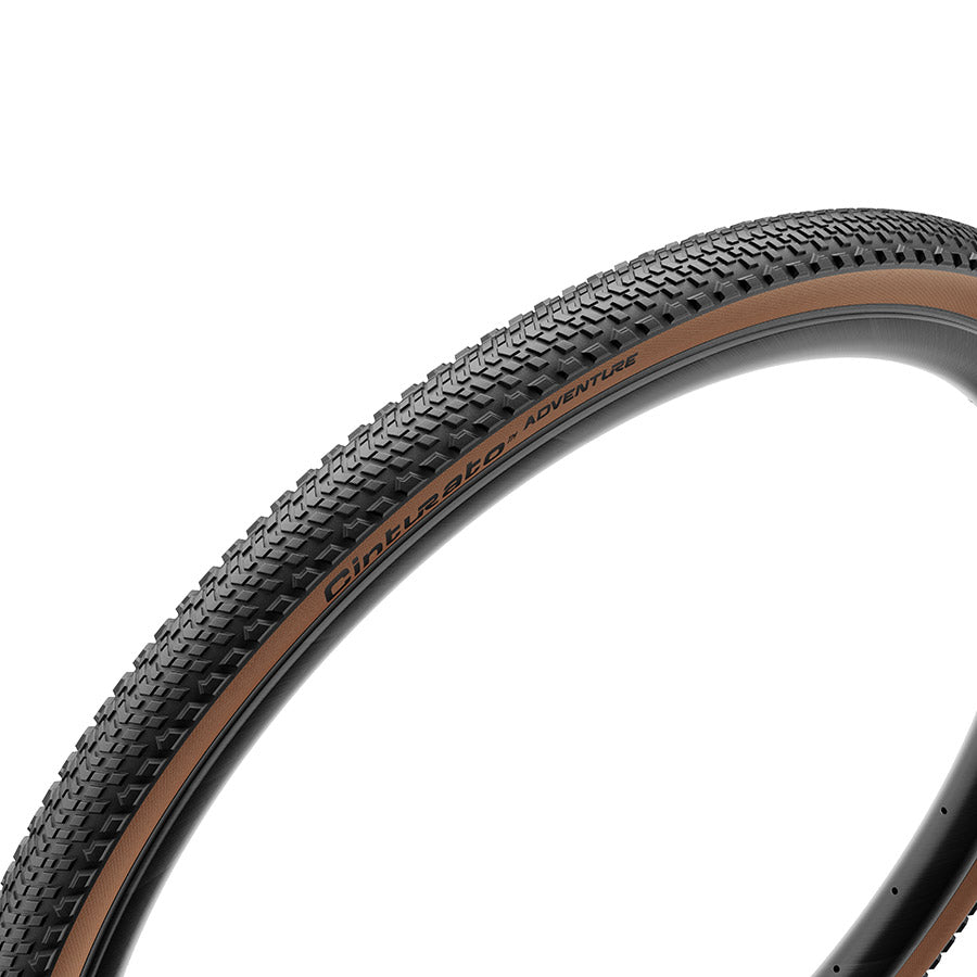 Pirelli Cinturato Adventure Gravel Tire 700x50C Folding Tubeless Ready PROCompound Gravel ProWALL Gravel 60TPI Tanwall