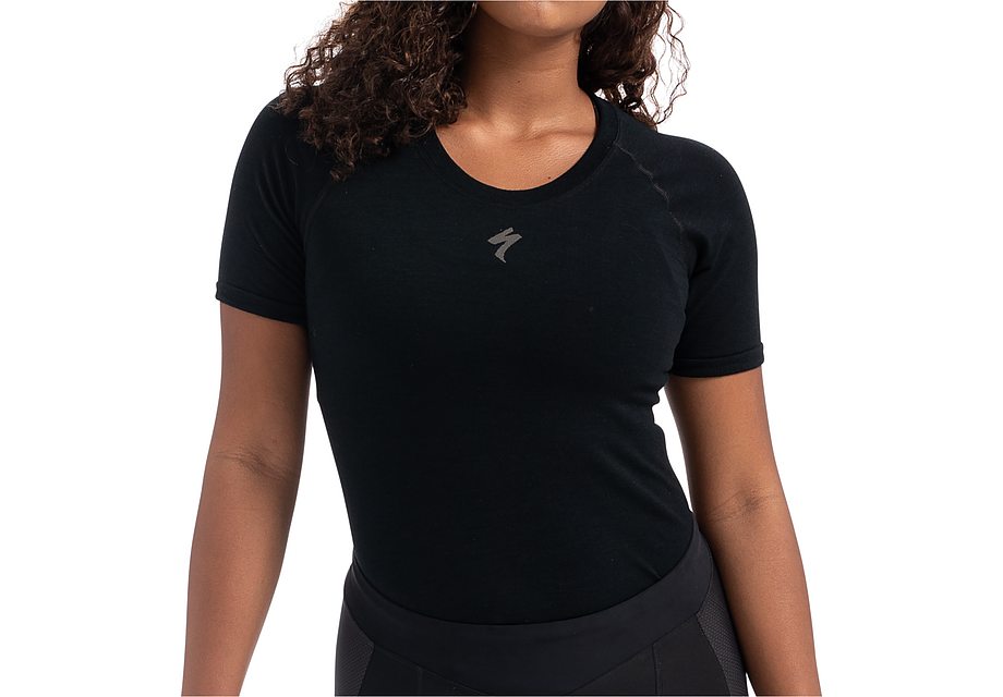 2020 Specialized Seamless Merino Baselayer Short Sleeve Women Baselayer - Black, Xx-Large