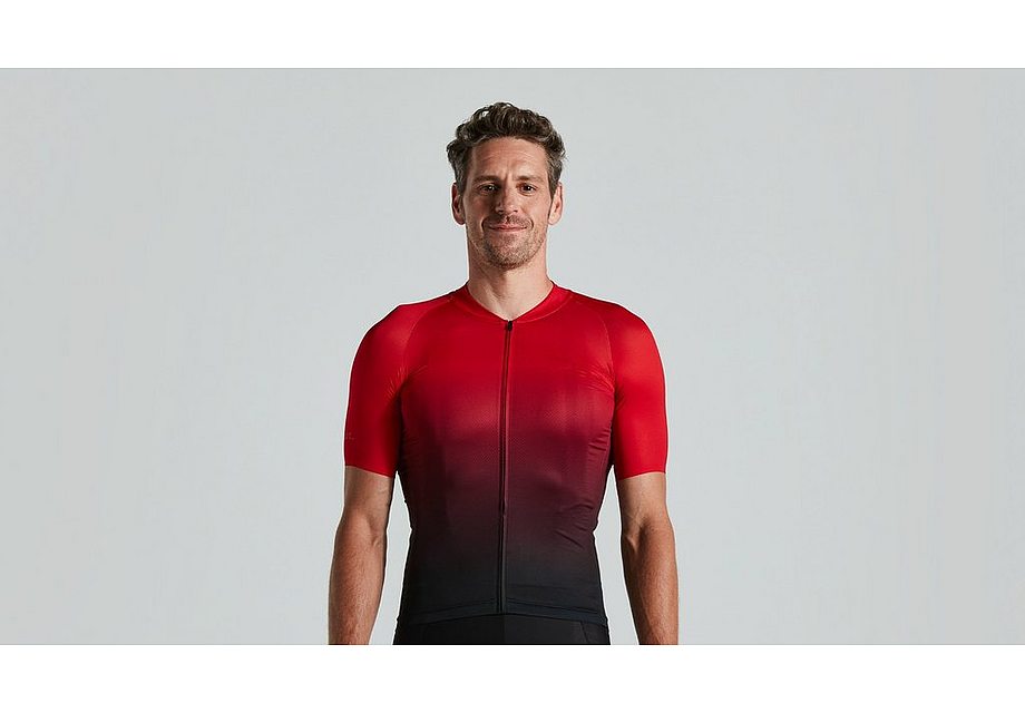 Specialized Sl Air Jersey Ss Sagan Decon Red Red/Black Fade Xl