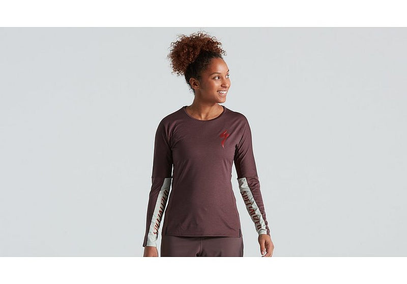 Specialized Trail Air Jersey Ls Wmn Cast Umber S