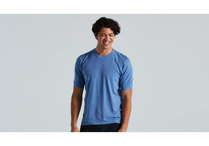 Specialized Trail Supima Mineral Wash Jersey Ss Men Sky Blue M
