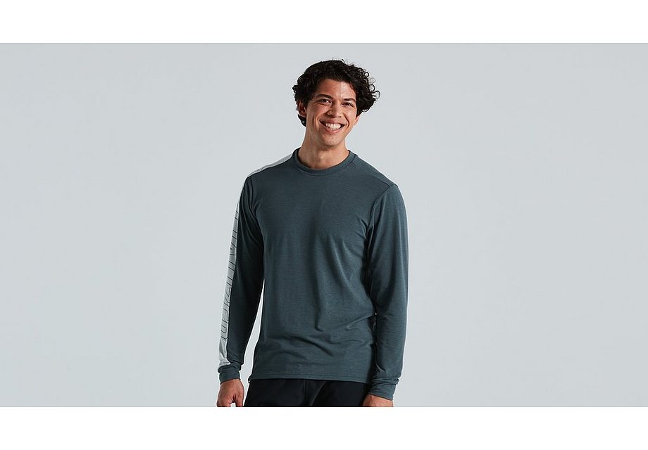 Specialized Trail Jersey Ls Men Cast Battleship M