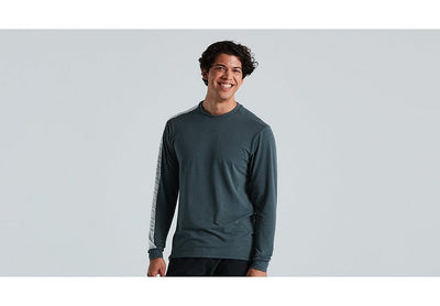 Specialized Trail Jersey Ls Men Cast Battleship L