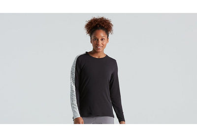 2021 Specialized Trail Jersey Long Sleeve Women - Black, X-Large