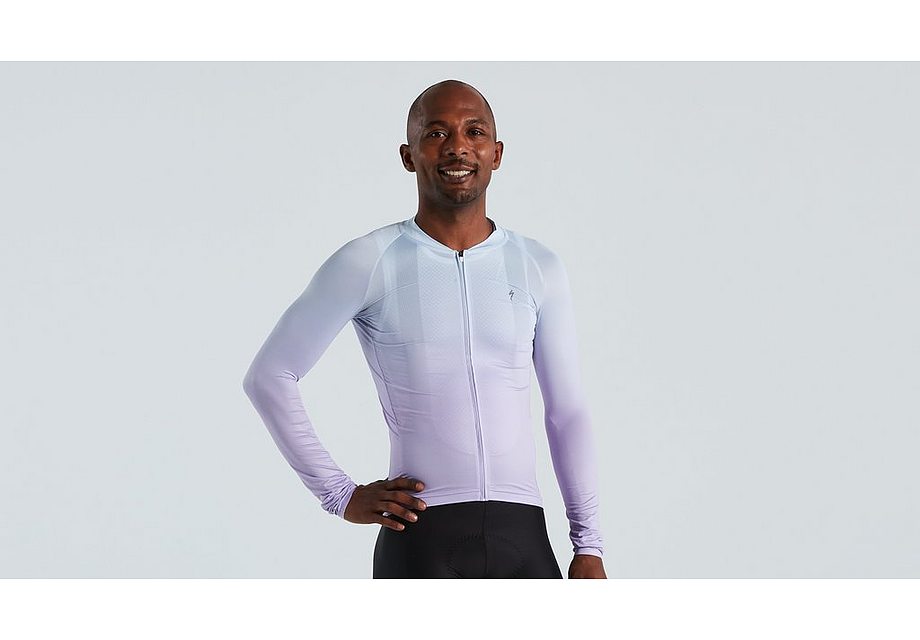 Specialized Sl Air Fade Jersey Ls Men Uv Lilac L