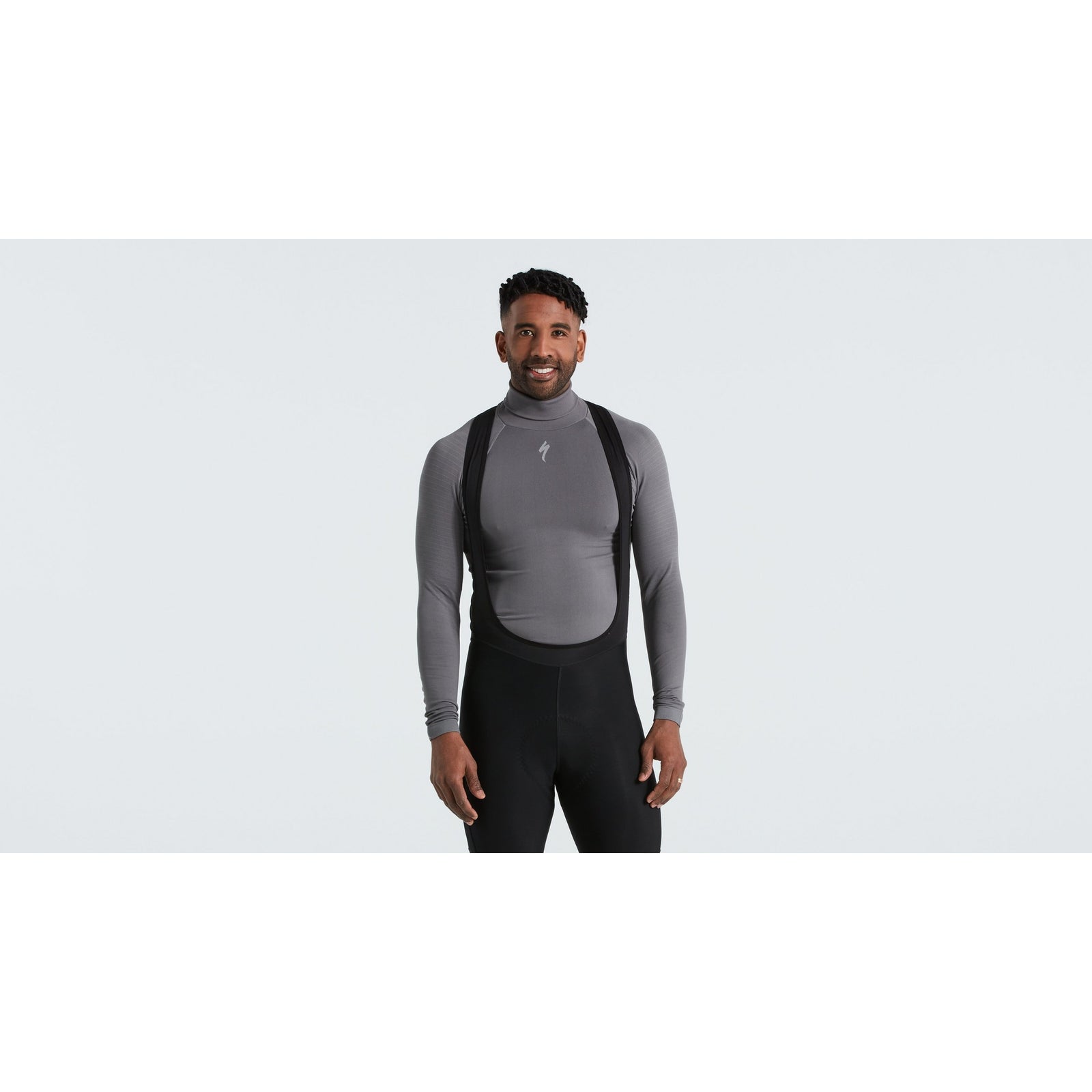 Men's Seamless Roll Neck Long Sleeve Base Layer