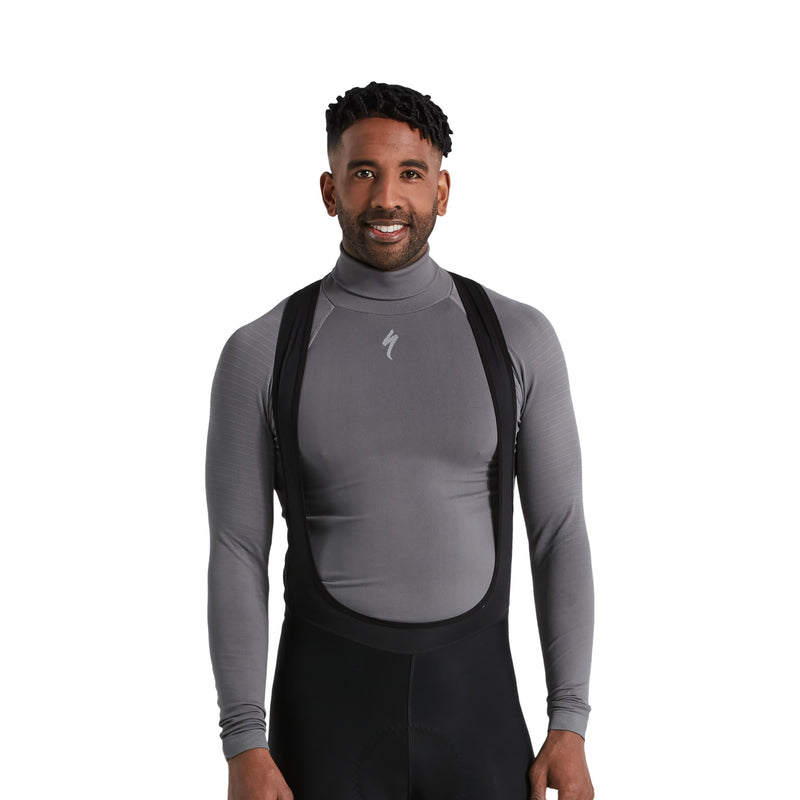 Men's Seamless Roll Neck Long Sleeve Base Layer