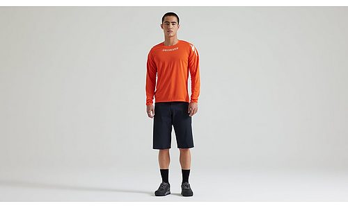 Specialized Gravity Jersey Ls Fiery Red Xs