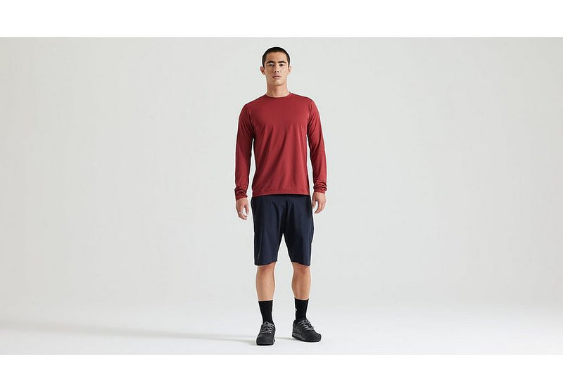 Specialized Gravity Training Jersey Ls Men Garnet Red Xl